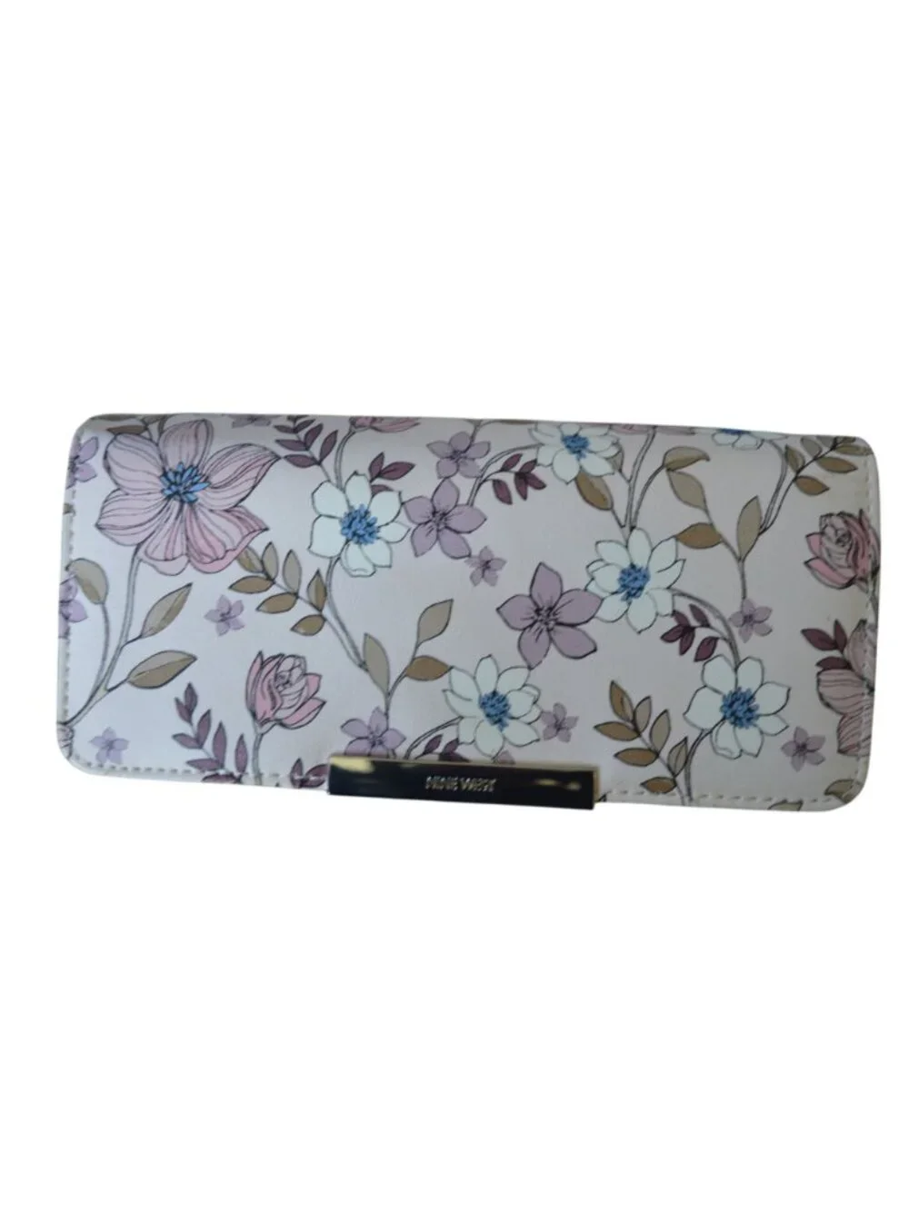 New Nine West Wildwood SLG Organizer Bifold Wallet Magnolia Floral Preppy Spring - Picture 7 of 7